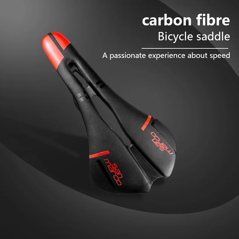 SAN MARCO Mantra Carbonfasersattel für Rennrad 143 mm Ultraleicht atmungsaktiv Herren Damen Rennsattel Fahrradzubehör – Detail 6