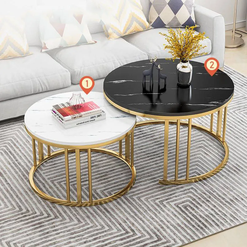 Рисунок 2 - Круглый журнальный столик в эстетике для гостиной