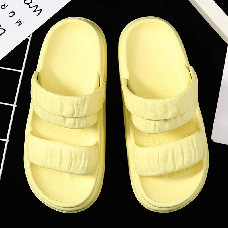 Damtofflor Mjukt skum Sliders Tofflor för inomhus utomhus Halkfria sommartofflor Halkfria sommartofflor_voghion.com