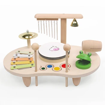 Instruments de musique en bois pour tout-petits, jouets musicaux éducatifs préscolaires