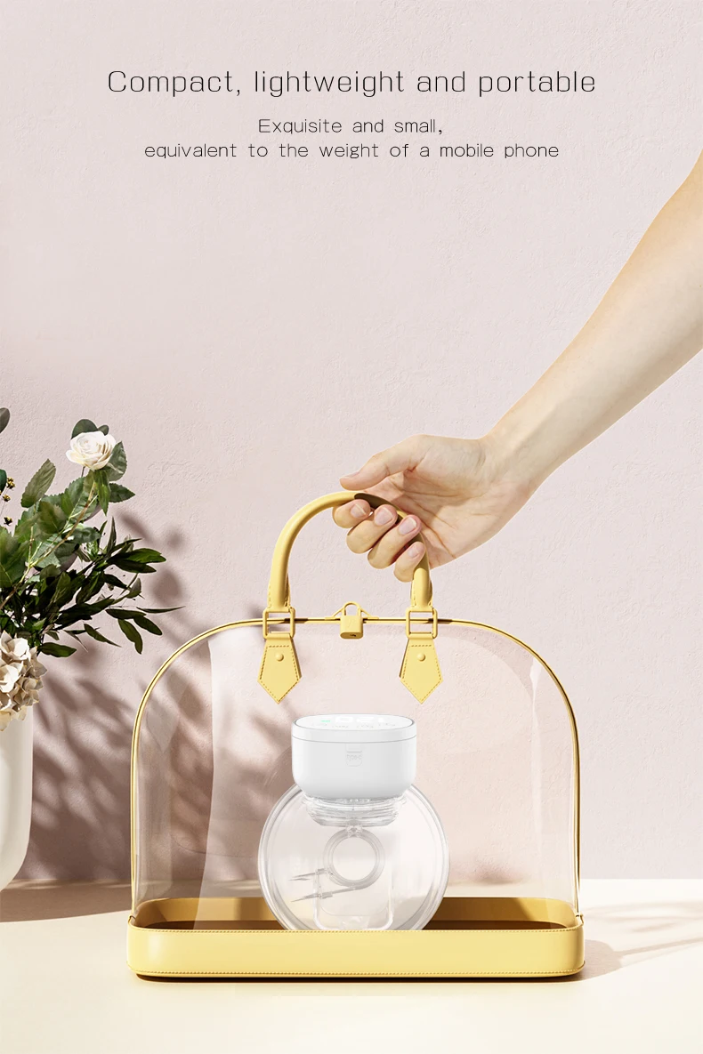 Electric Hands-free Wearable Breast Pump Silent Portable Comfort_voghion.com