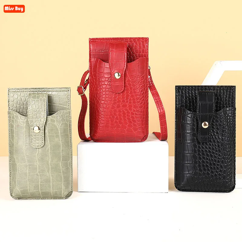

New korean version Phone Bag Multifunctional Shoulder Universal Mobile Phone Pouch for iPhone/Xiaomi/Huawei/Samsung Case Pocket