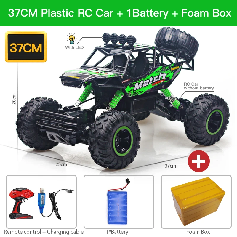 4WD 2.4GHz Remote Contro Car Wireless Remote Control Off-road Vehicle Control Model Off-road Vehicle Control Truck Children Toys lightning mcqueen remote control car RC Cars