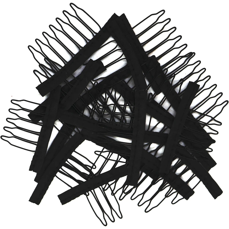 Wig Clips Wig Comb Combs to Secure 4-7teeth Wig Combs For Making Wig Caps Clips for Wigs 24Pcs wig clips hair clips