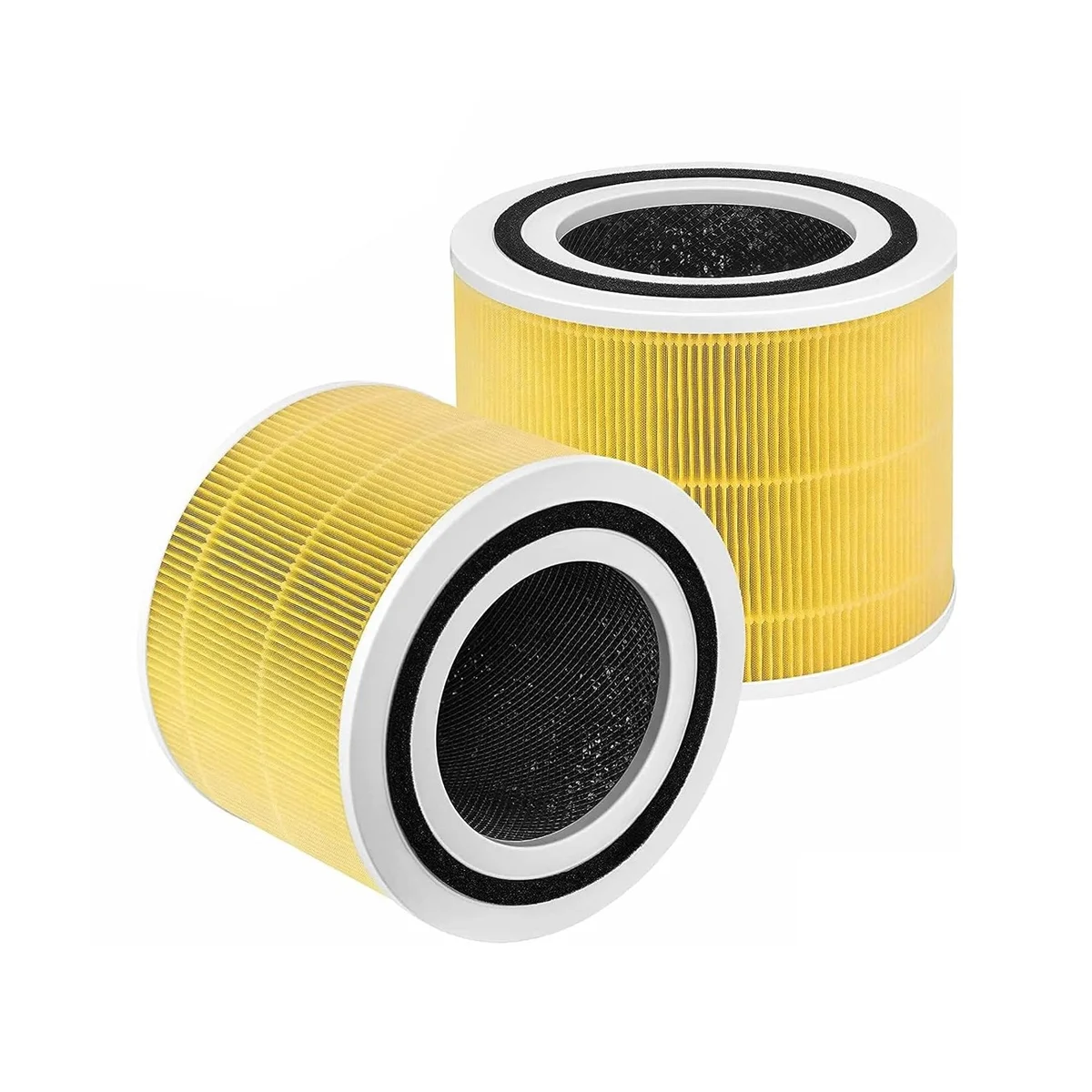 

Core 300 True HEPA Replacement Filters for LEVOIT Core 300 and Core 300S Vortex Air Air Purifier Core 300-RF Yellow 2Pcs