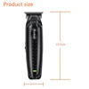 Kemei KM-1579 Electric Hiar Clipper Professional Cordless Hair Trimmer Barber USB Rechargeable Haircut Machine Mens Clipper 6