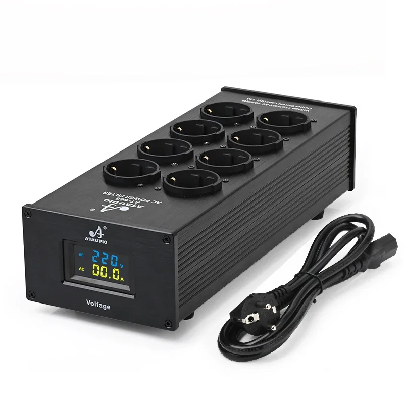 

ATAUDIO, внешний аккумулятор Hifi, европейская розетка с цифровым фотодисплеем, корпус из алюминиевого сплава, европейская вставка из чистой меди