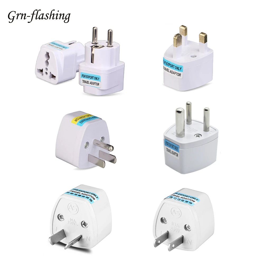 De volgende Reizen Barcelona Universal Uk Au Eu Ons Us/Uk/Eu/Au Power Plug Adapter 2 3 Pin Connector  euro China Reizen Elektrische Adapter Socket Converter|Connectoren| -  AliExpress