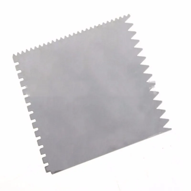 Pottery Tools Clay Tools Clay Accessory Stainless Steel Scraper Tooth Shape Pottery Clay Sculpture Carving DIY Texture Scraper
