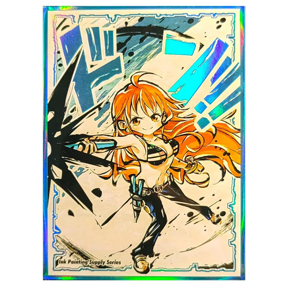 60PC ONE PIECE CustomHolographic Card Sleeves Luffy Vivi Perona