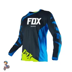 2024 NEW Motocross Mountain Enduro Bike Clothing Bicycle Moto Downhill RANGER Fox Men Cycling Jersey MTB Shirts BMX kids