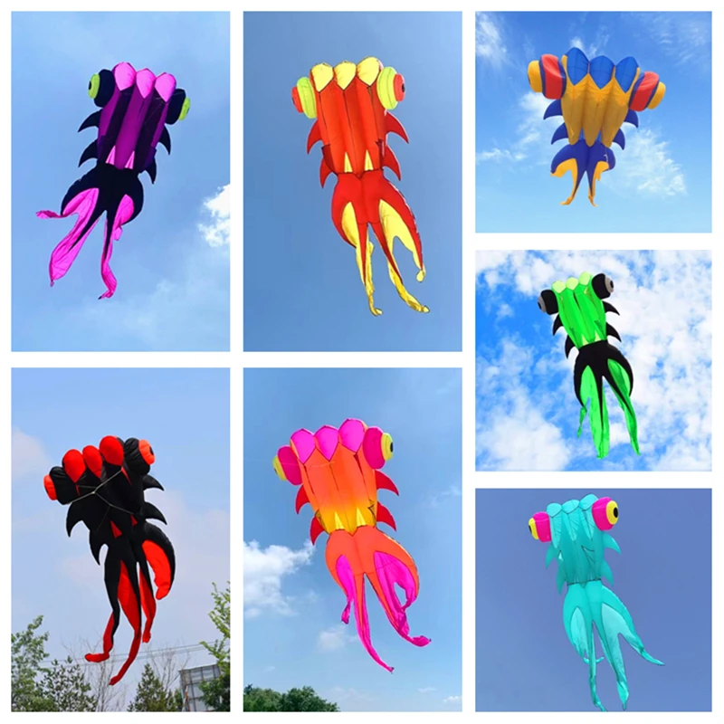 free shipping goldfish soft kite for adults kites pendant nylon kite flying octopus kite Outdoor toys big kites inflatable kite