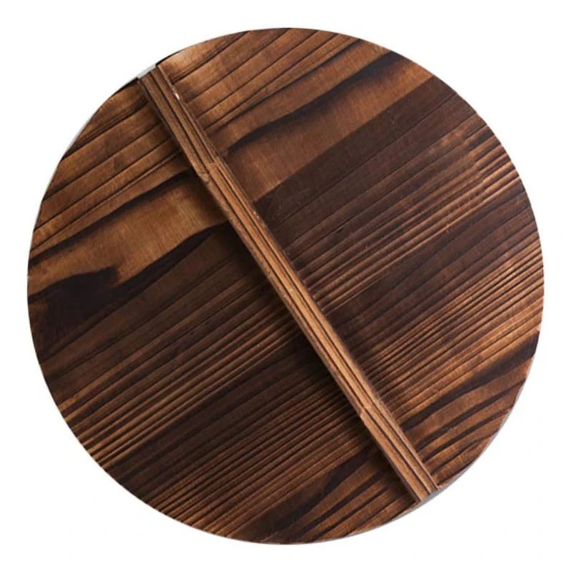 

Kitchen Multi-Functional Wooden Pot Cover Handle Pan Lid Eco-Friendly Anti-Scalding Wood Baking Pot Lids Cover