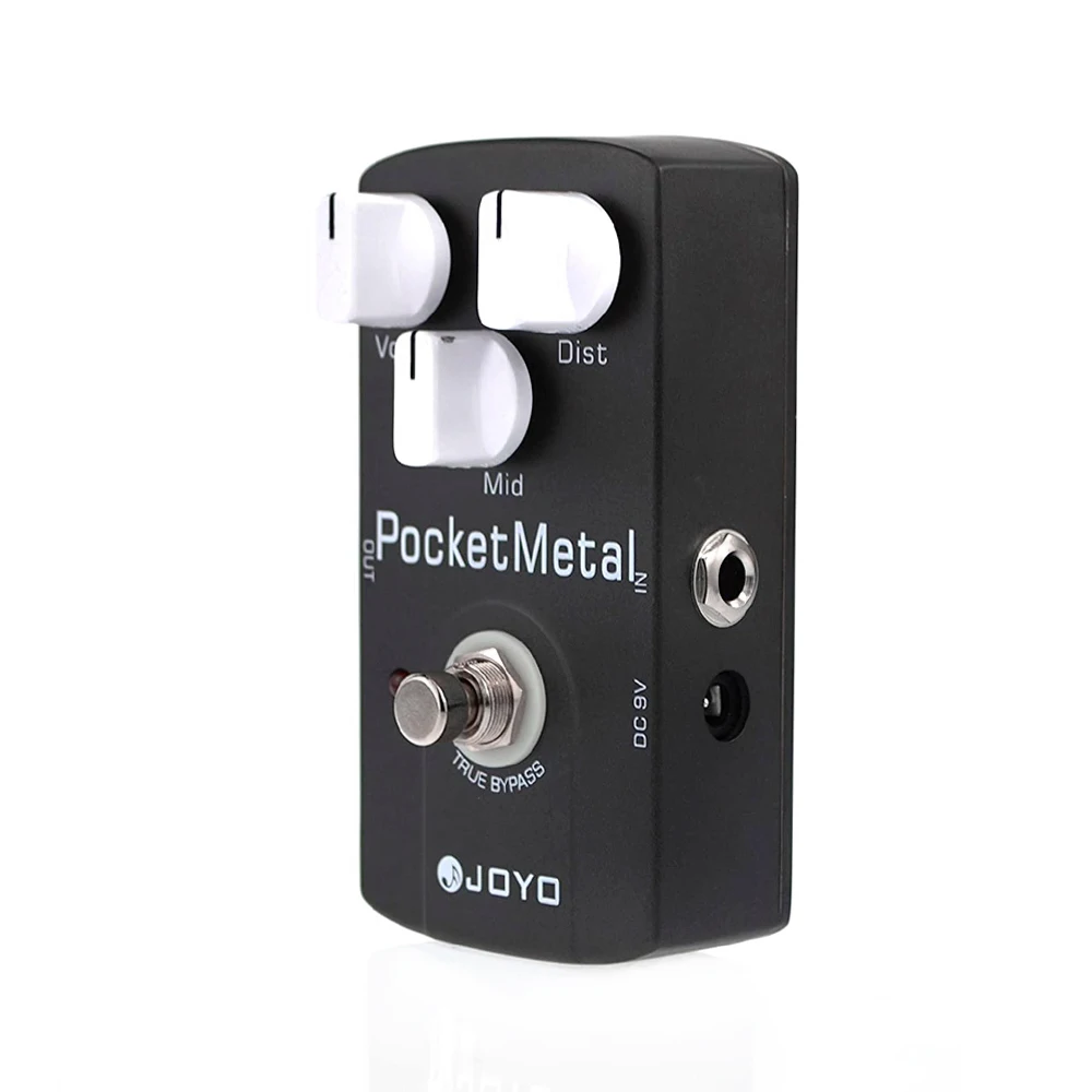 JF-35 POCKET METAL Distortion Pedal with MID Control Knob Modern Metal Distortio