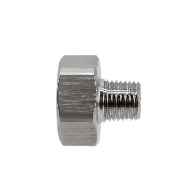 Stainless 5/8 Female To 1/4 Male Coupler with Silicone Washer Shank Adaptor water pipe fitting homebrew fitting