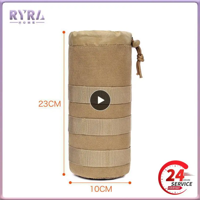 

Тактическая Сумка для бутылки Molle, уличный держатель для бутылок с водой, для путешествий, кемпинга, пешего туризма, велоспорта, рыбалки, охоты, переноска для чайника