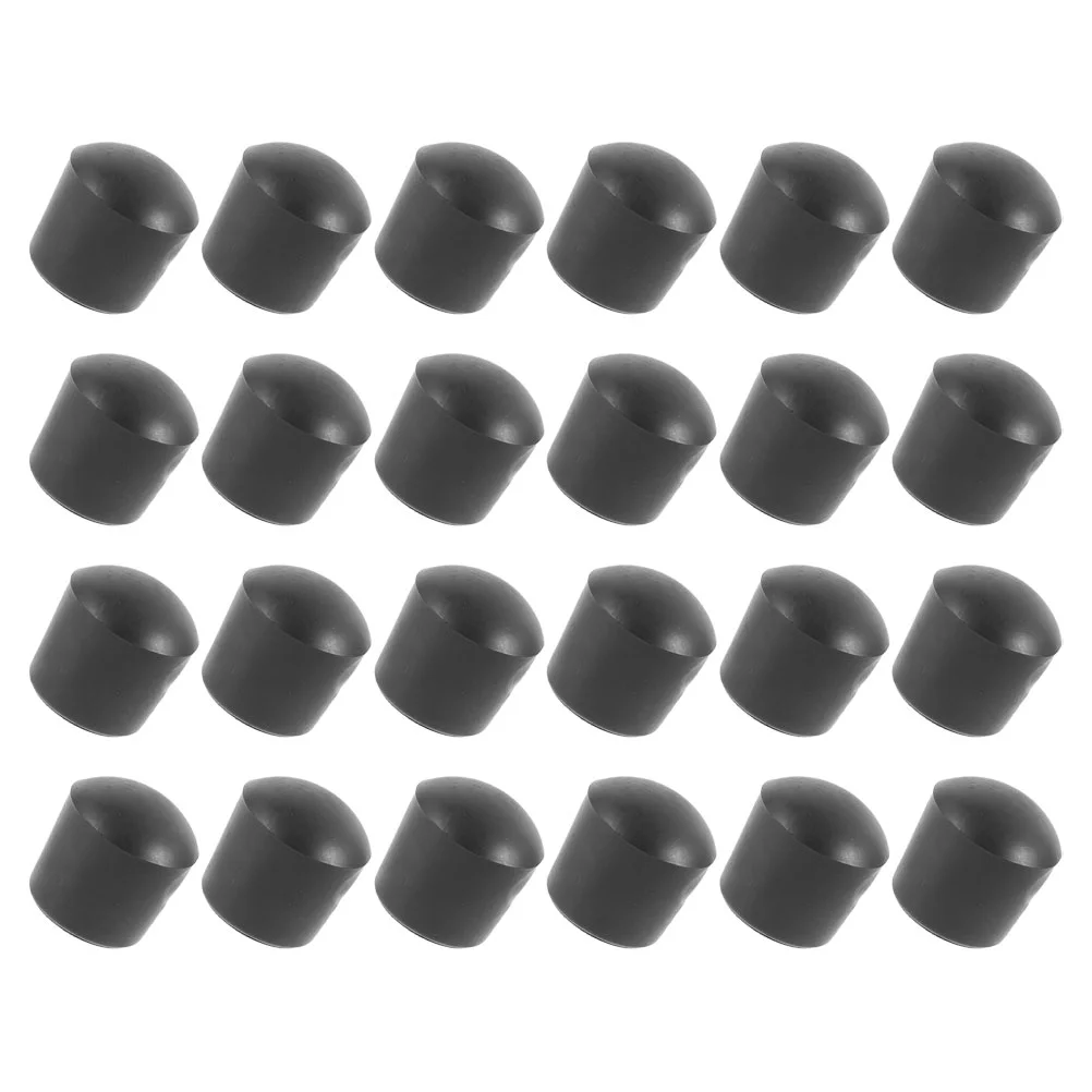 24 Pcs Foosball Table End Caps Replacement Parts Foosball Rod Cover Football Machine Plug Table Soccer Pole End Caps Gaming