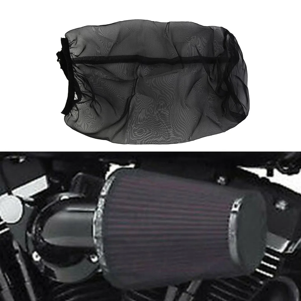 MotorcycleAirFilterHeavyBreatherRainSockBlackProtectiveCover