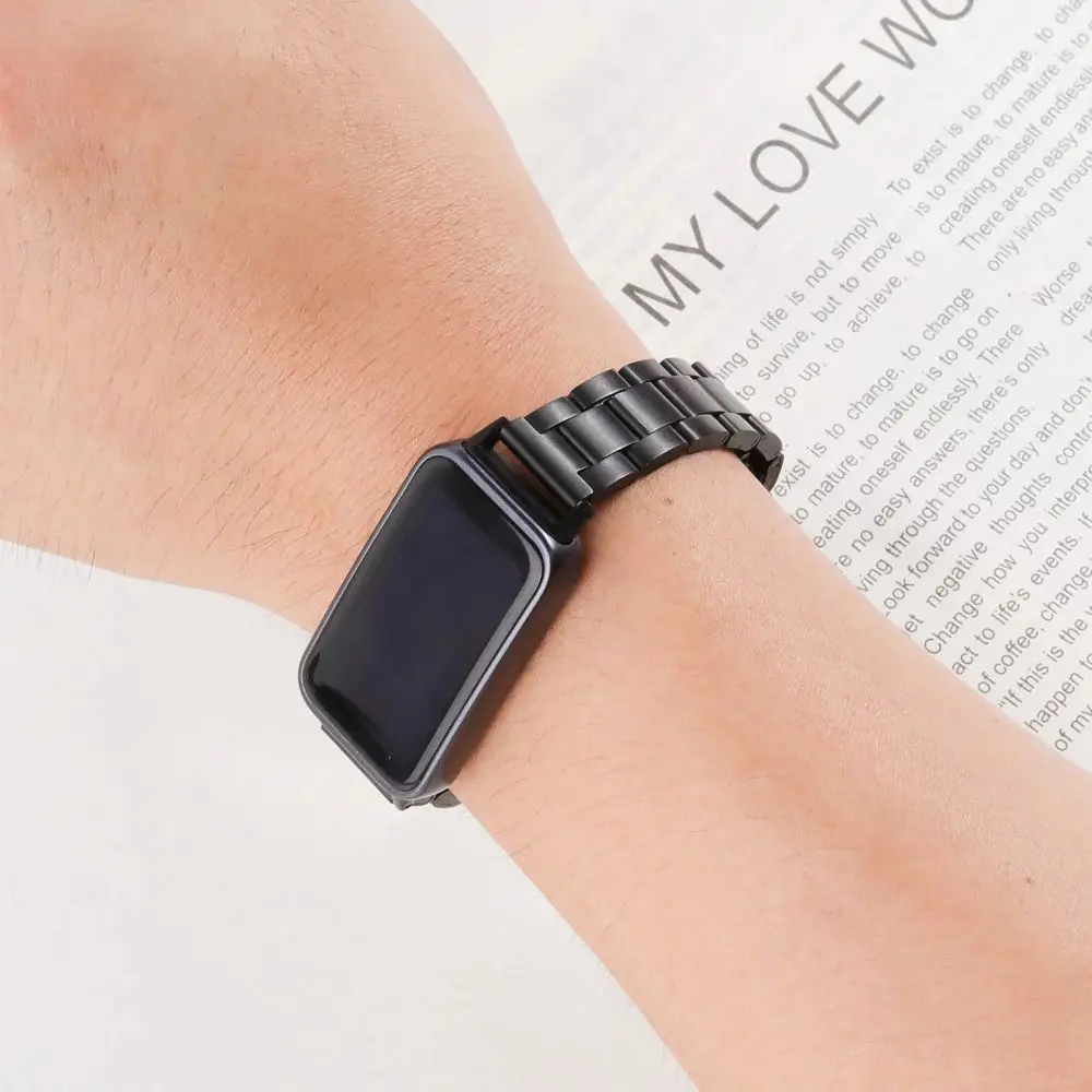 Stainless Steel Watch Strap - Elegant Metal Bracelet Wristband Accessories