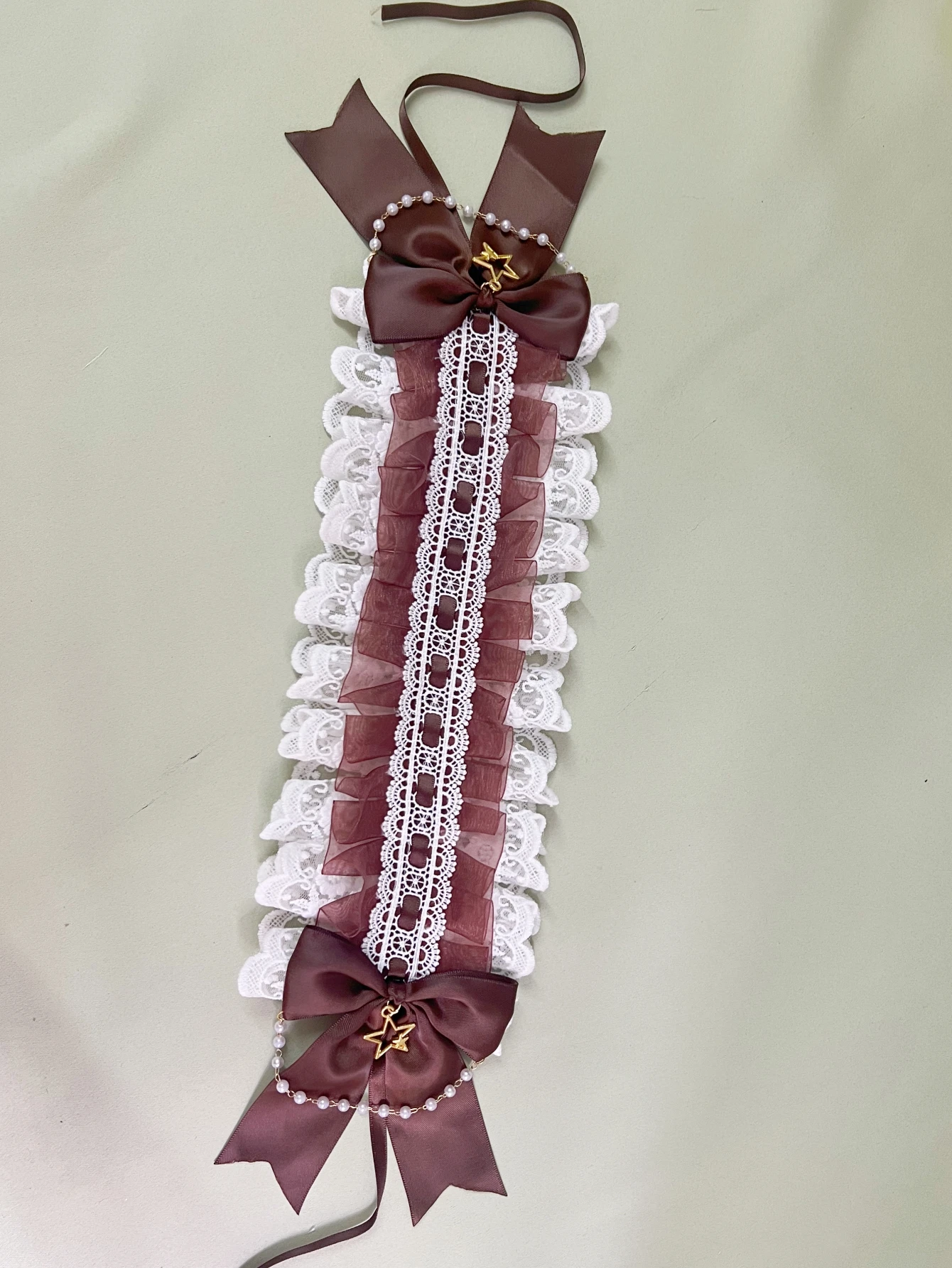 1Pcs Frauen Nette Spitze Gothic Lolita Stirnband Kopfschmuck Anime Maid Cosplay Haar Zubehör Headwear Kopfschmuck Haar Clips – Detail 5