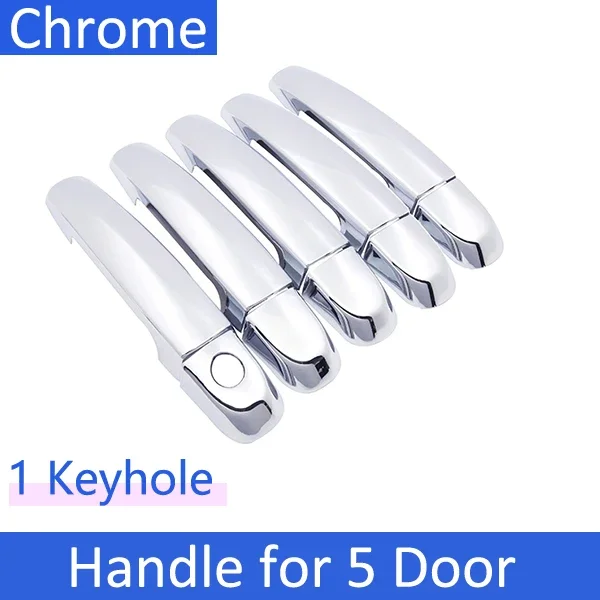 غطاء لباب السيارة من الكروم ، ملصقات واقية ، مناسب...