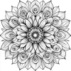 MANDALA Patterns Coloring Book for Adults Cute Drawing Book Perfect Gift for Party and Birthday 6