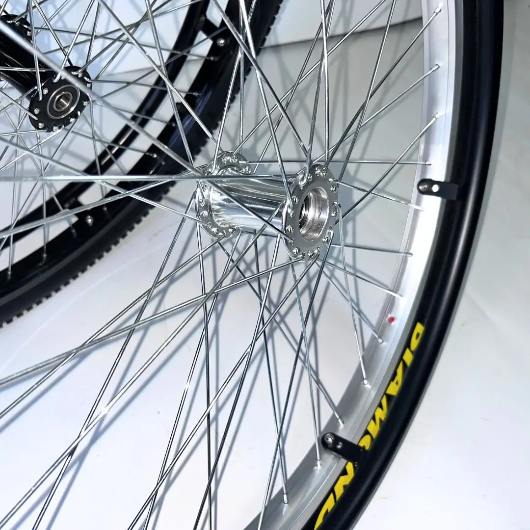 24 Inch Heavy Duty 36 Spoke Off Road Wheelchair Wheel