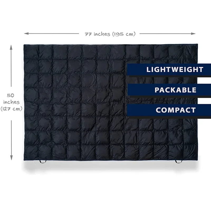 Outdoor Waterproof Down Blankets Camping Blanket for Picnics