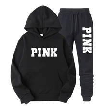 

Unisex Tracksuit Women Men Two Piece Suit Female Hoodies Pants Set Outfits Women's Clothing Autumn Winter Sport Sweatshirts Suit