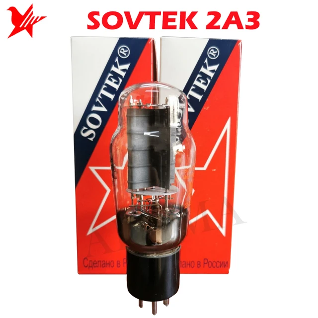 真空管 2A3 出力管　Sovtek製品 2本セット Amazon | SOVTEK 2A3 /MP マッチド2本組 ST 直熱3極管 TSOV2A3/MP
