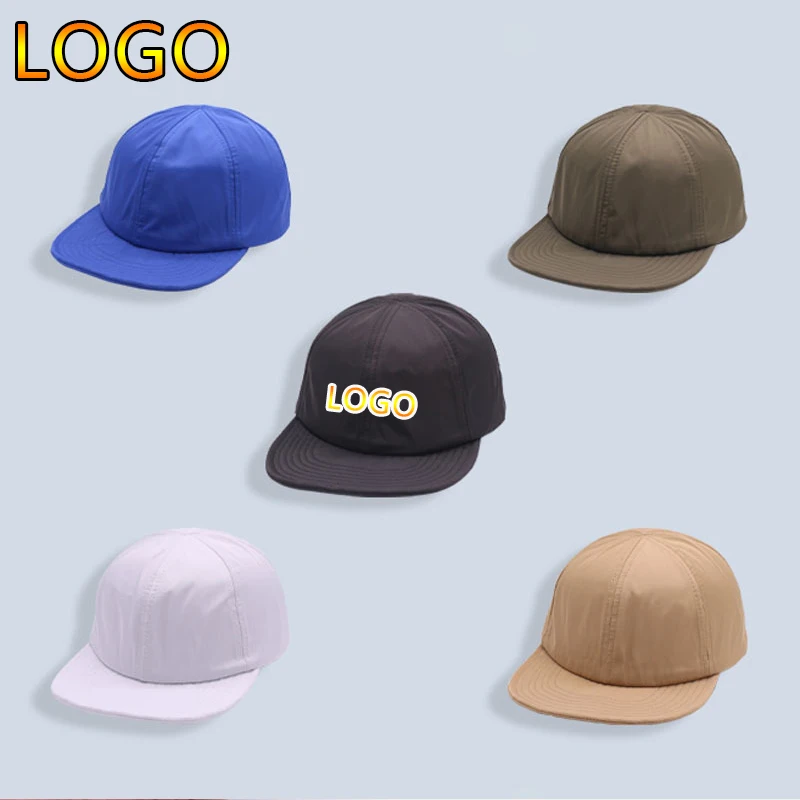 

New Print Logo Unisex Breathable Flat Brim Baseball Caps Women Outdoor Korean Version Cap Men Hop Casual Dad Hat