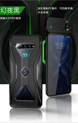 Luxury Soft Matte Shockproof Silicone Phone Case - Protective Back Cover Coque s for Black Shark 4 (Black)