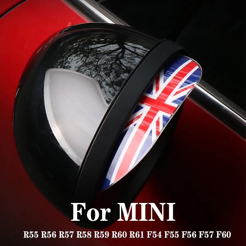 

Car Rearview Mirror Rain Cover Decorative Sticker For MINI Cooper S R55 R56 R57 R58 R59 R60 R61 F54 F55 F56 F57 F60 Accessories