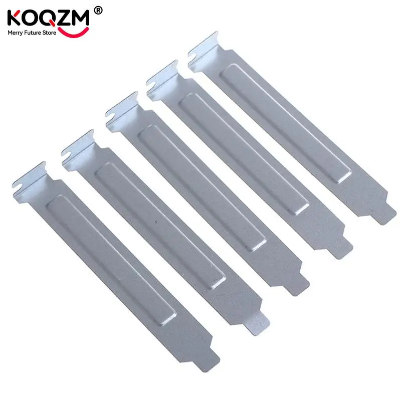 5pcs PCI Slot Covers Bracket w/ Screws Full Profile Expansion Dust Filter Blanking Plate for PCI