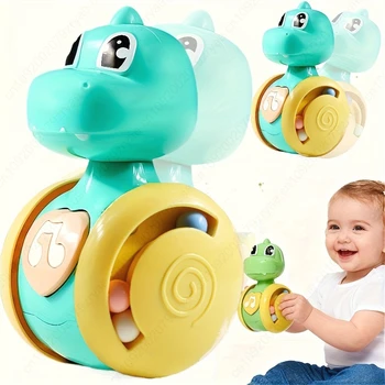 Tumbler Children's  Early Education Toys Baby Soothing and Coaxing Babies Cartoon Modeling Cute Little Dinosaurs 1