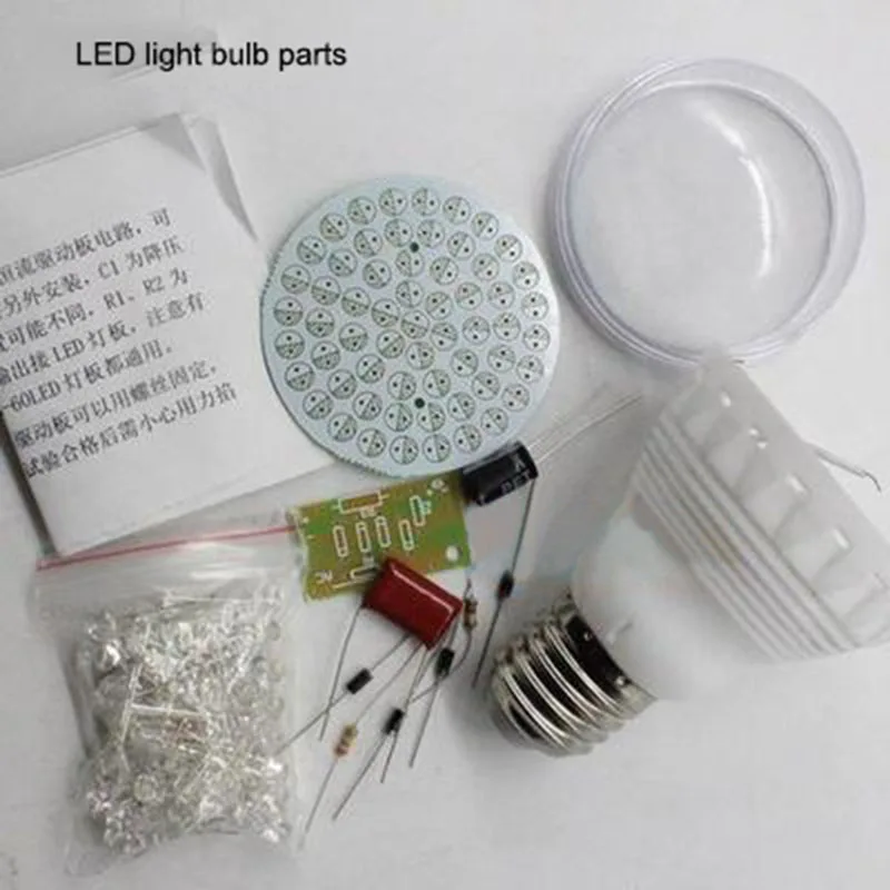 Led Bulbs Electronic LED Light DIY Kit PCB Circuit Board Electronic DIY