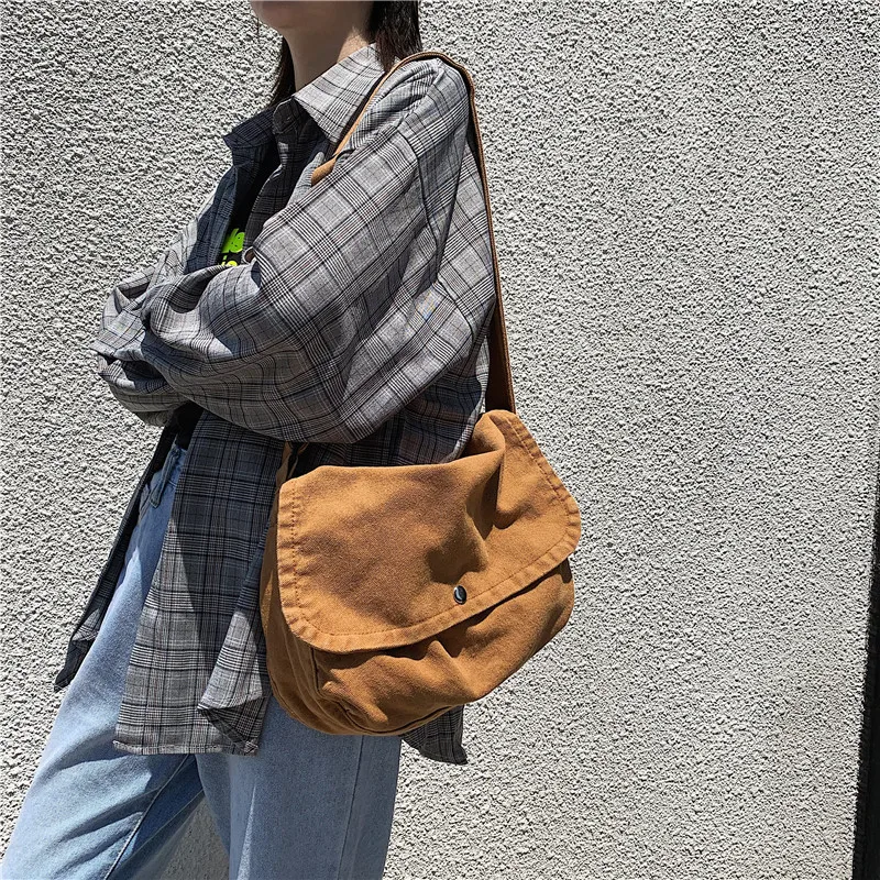 

Retro Solid All-match Elegant Korean Version Unisex Bags Shoulder Bags Crossbody Bags Zipper Flap Pocket Fashion 2023 New