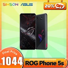 Original ASUS ROG Phone 5s Global Version Snapdragon888 16/18GB RAM 256/512GB ROM 6000mAh 65W NFC OTA Update  ROG5S Gaming Phone