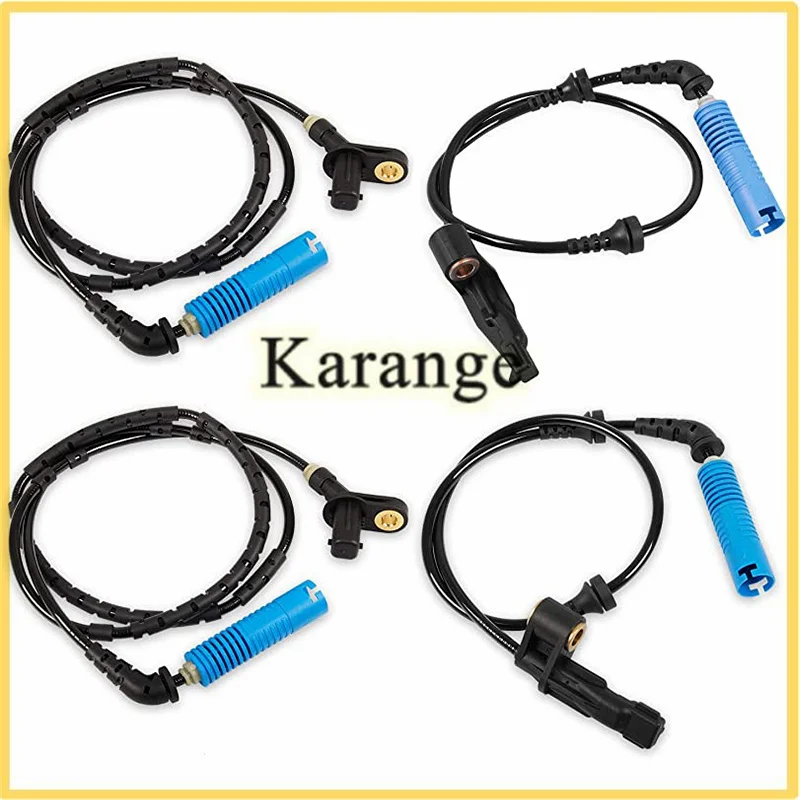 

4Pcs Front+Rear Car Wheel Speed Sensor for BMW E46 316 318 320 330 Z4 E85 E86 34526752681 34526752682 34526752683