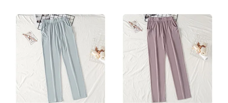 Cotton Pants Pajamas Comfortable New Plus Size Homewear Pant Autumn Winter Home Trousers Night Wear Woman Pantalon M-3XL_ecoleips.com