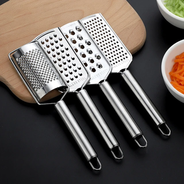 Stainless Steel Handheld Cheese Grater Multi-Purpose Kitchen Food Graters  for Cheese Chocolate Butter Fruit Vegetable - AliExpress