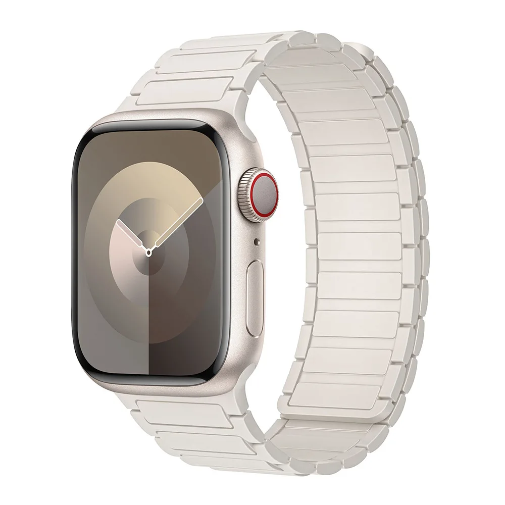 Silicone Magnetic Bracelet for Apple Watch - Universal Fit Strap