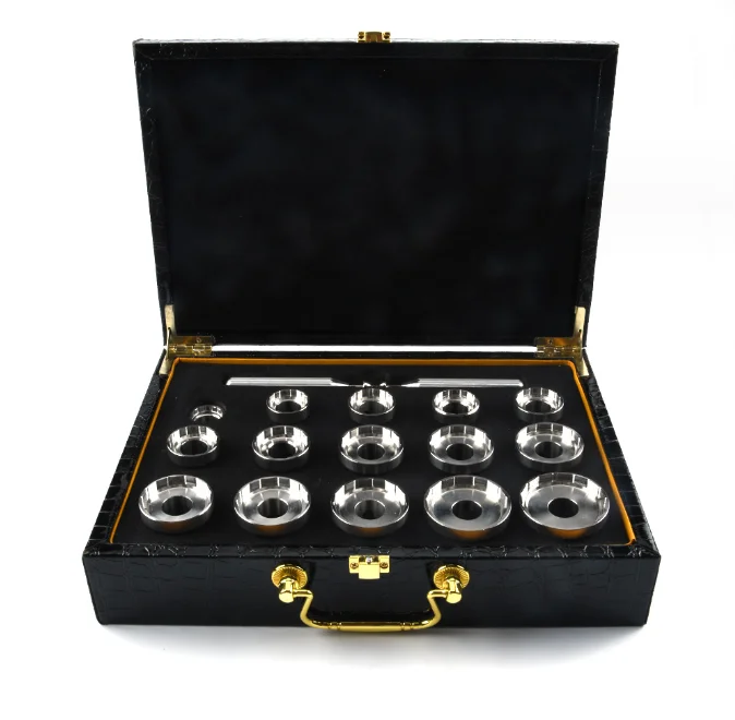 

New Breit Watch Case Opener 15pcs Stainless Steel Watch Case Opening Dies