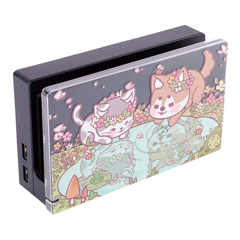 Hard Case tv Dock Station Cover Stand Charger Concha Protetora para Nintendo Switch Protector Skin ns Dock - Image 4