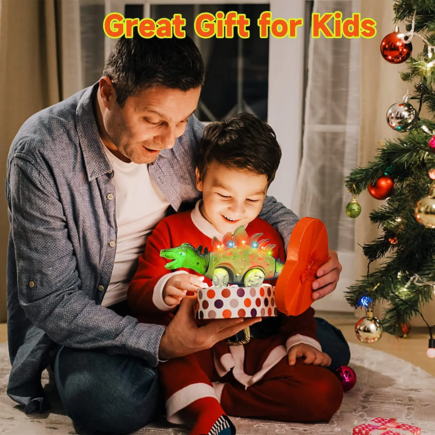 대화 및 걷기 가능한 T-렉스 공룡 전동 장난감, 어린이를 위한 걷는 공룡 동물 선물 장난감