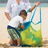 Baby Beach Toy Bags Kids Mesh Bag Messenger Bags Beach Toys Tool Storage Handbag Sand Play Pool Pouch Tote Children Shoulder Bag 3