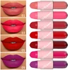 18Color 2 in 1 Sexy Red Brown Matte Liquid Lipstick Double Head Purple Lip Gloss Moisturizer Lasting Waterproof Lip Glaze Makeup