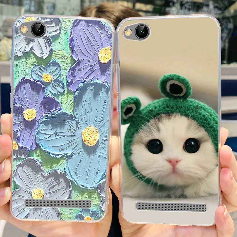 Stylish Painted Soft Slim Phone Case - TPU Back Cover