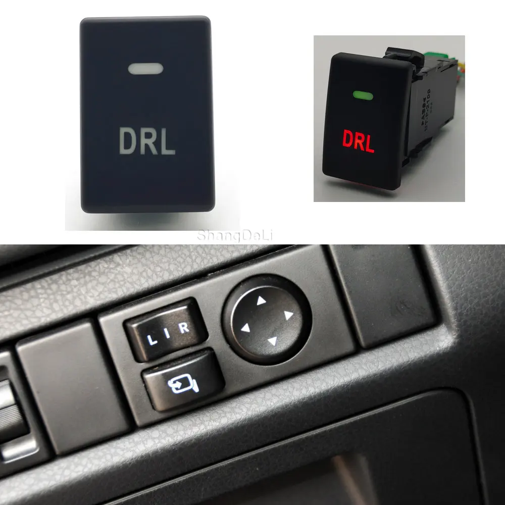 

Battery Power Supply Auto DRL Push Button Switch Refitted Switch With Connection Wire Used For Isuzu D-MAX