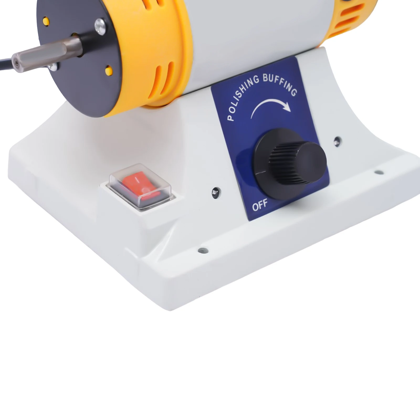 320W Dual-head Polishing Machine Adjustable Speed Tabletop Grinder Jewelry Polisher Bench Lathe Polish Tool